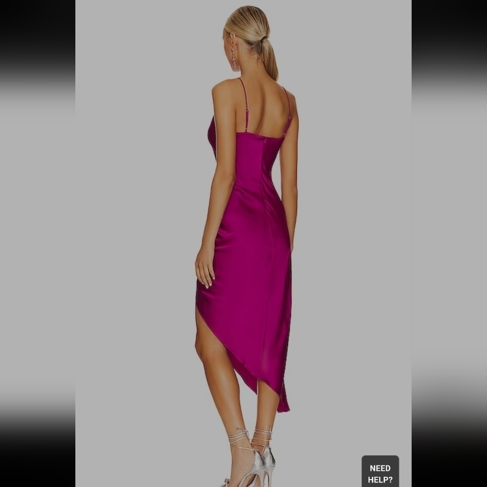 Revolve ASTR the label NWOT Anika Dress in Fuchsia Size Small - Picture 12 of 13